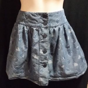 Blue Zara Casual Mini Teen Junior Skirt 6 Small -- Final Price